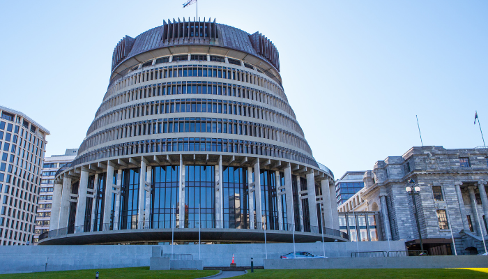 Wellington - Beehive Parliament
